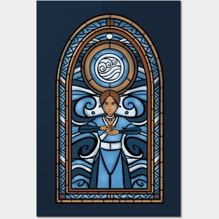 Stained Glass Water Posters and Art